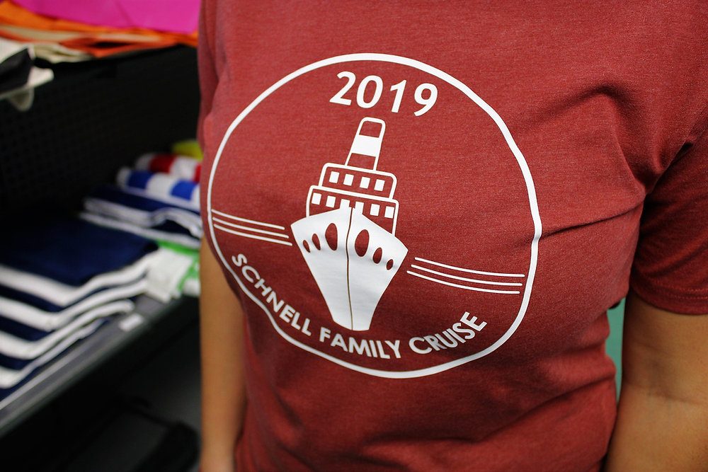Matching T-Shirts for a Family Cruise!