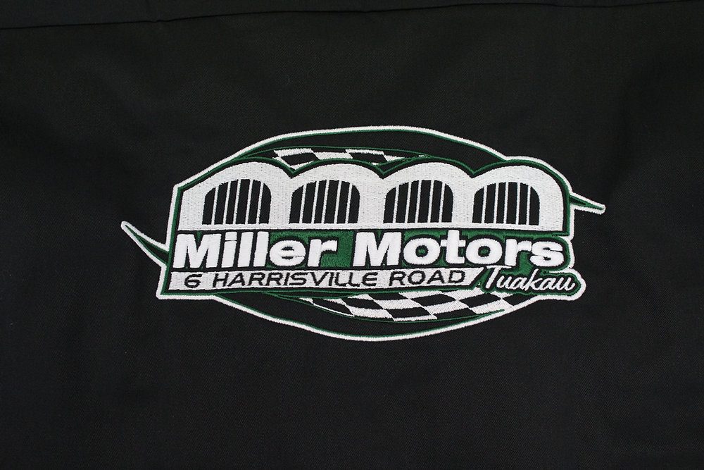 Embroidered Logo for Miller Motors