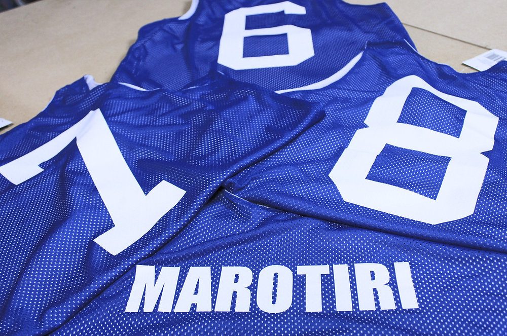 Reversible Basketball Singlets for Marotiri School