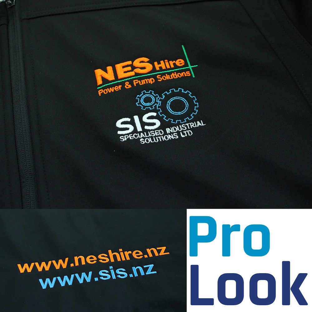 Stacked Logos for Jackets with Chest Pockets